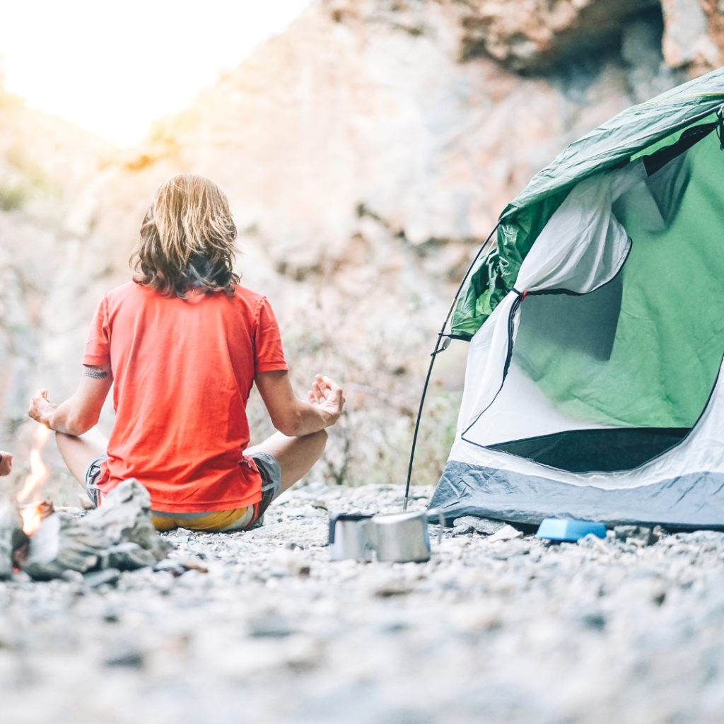 mental and well being solo camping