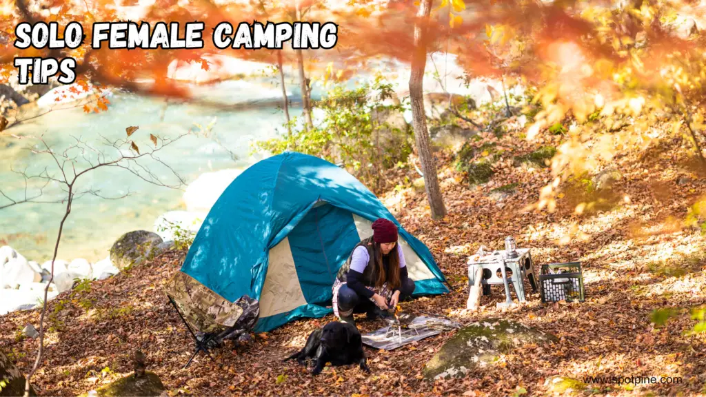 solo female camping tips