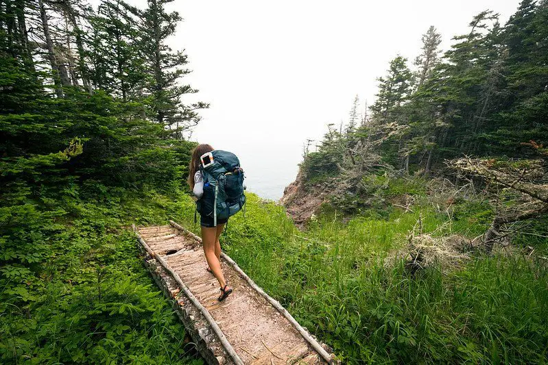 solo hiking