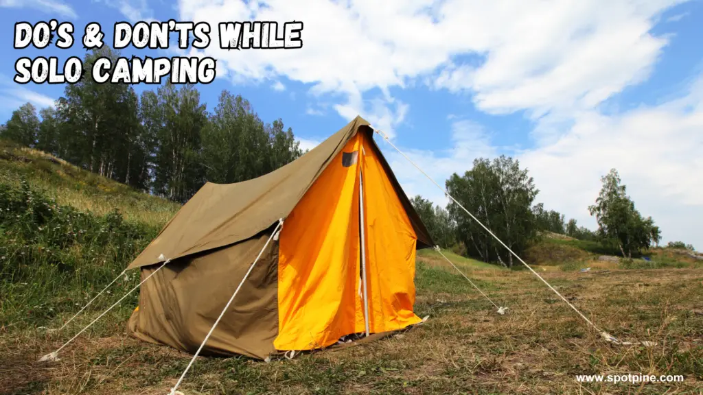 solo camping essential guide