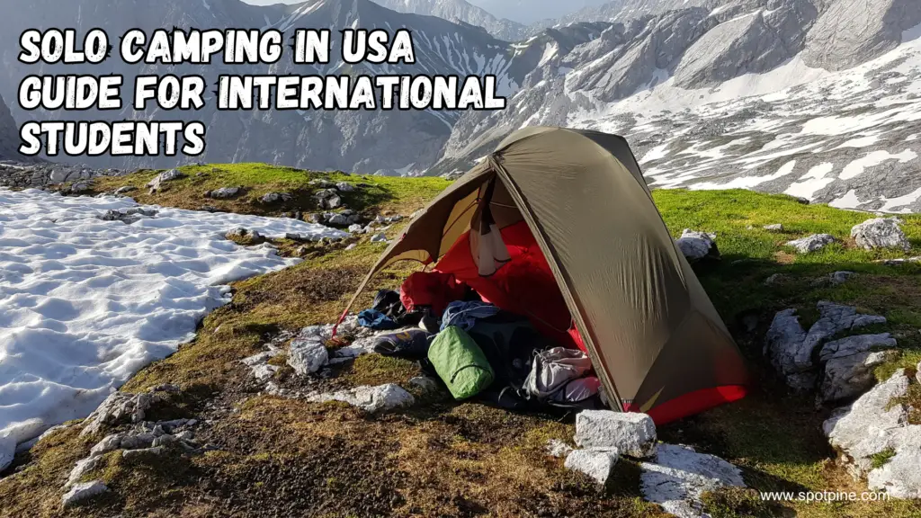 solo camping in usa guide for international students