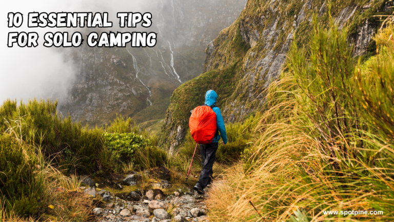 how to stay safe solo camping