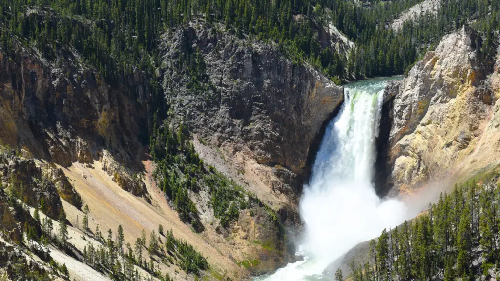 Upper and Lower Falls - Wyoming