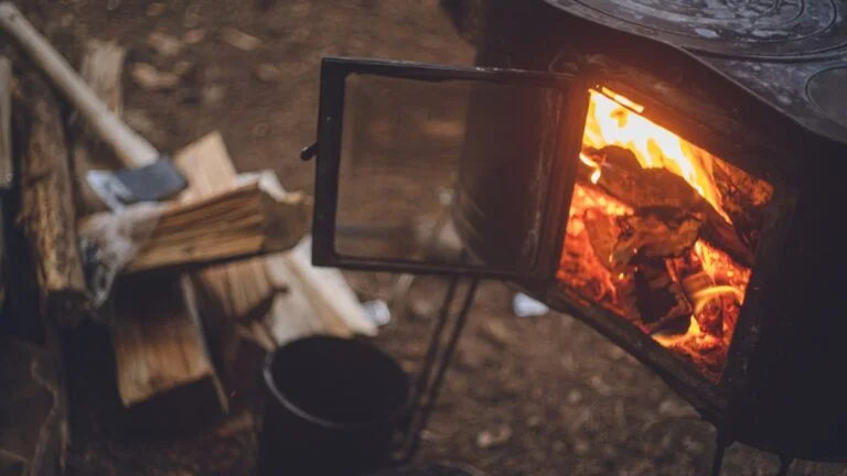 mini wood burning stove