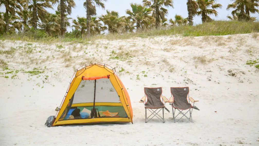 beach camping tents