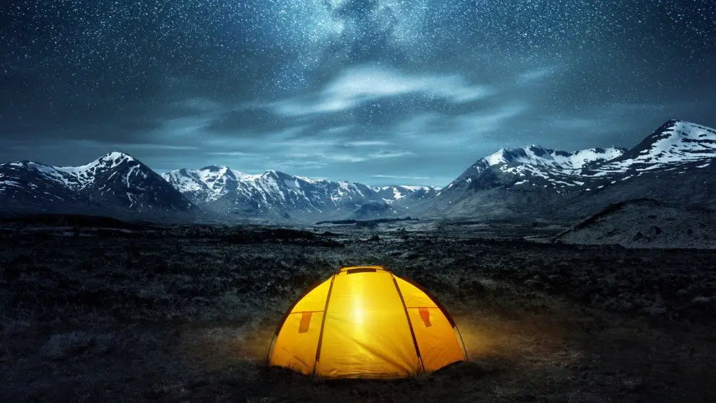 mountain camping