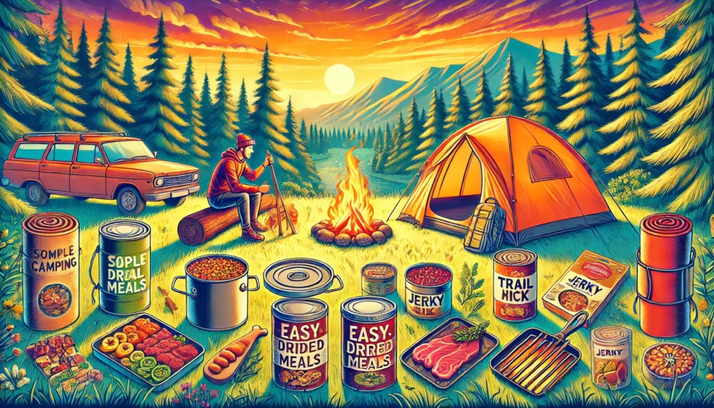 Delicious solo camping food options for easy outdoor meals.