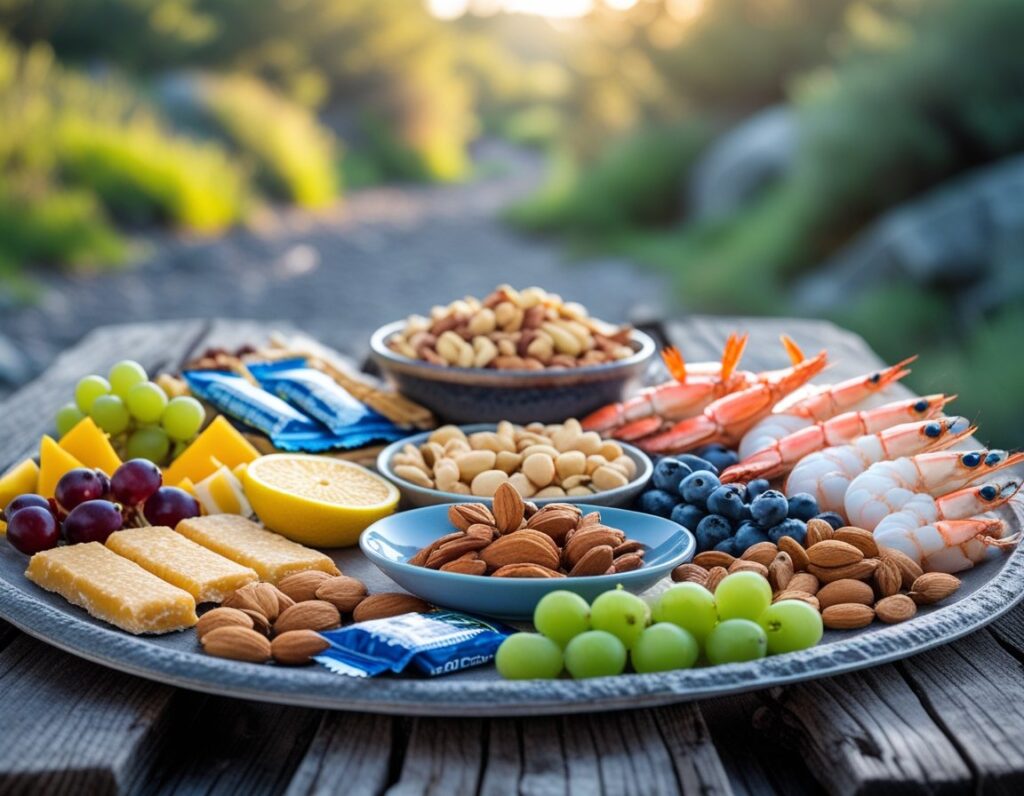 some good to go hiking foods do contain shellfish